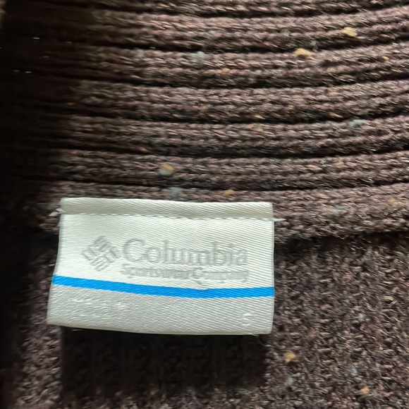 Columbia brown sweater (sz s) - Picture 2 of 10